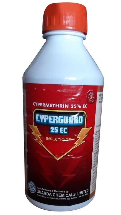 Liquid Cyperguard Insecticide Cypermethrin Dosage Strength 15 To 40