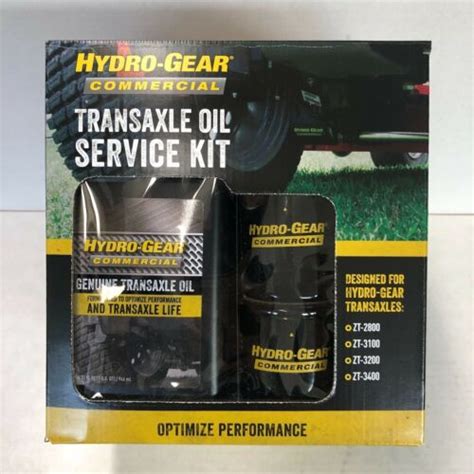 Hydro Gear Transaxle Oil Service Kit 72750 Zt 2800zt 3100 Zt 3200