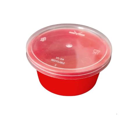 Disposable Dip Containers With Lid 100ml Securely Store Your Dips