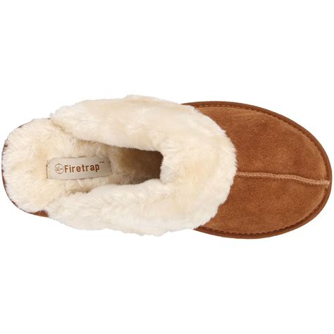 Firetrap Mule Slippers Ladies Tan