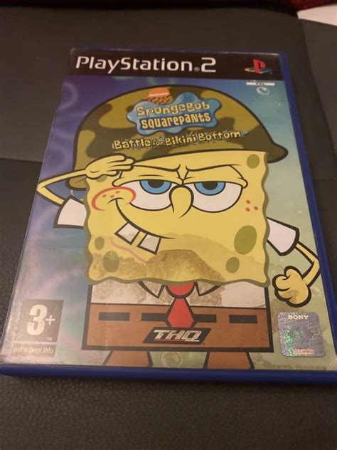 Spongebob Squarepants Battle For Bikini Bottom Ps Complete Tested Working Picclick Uk