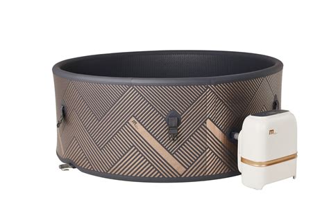 Hot Tubs Mono Latest Mspa Portable Hot Tub Round Persons Outdoor Bubble Spa Pool Inflation