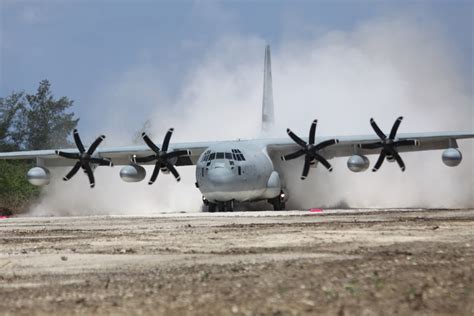 DVIDS - Images - A KC-130J Hercules aircraft lands on Tinian Island's ...