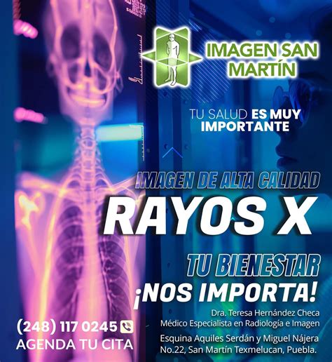 Diagnóstico - 📸 En Imagen San Martin contamos con Rayos X de alta