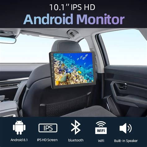 Monitor De Encosto De Cabe A Do Carro Tela Ips Android