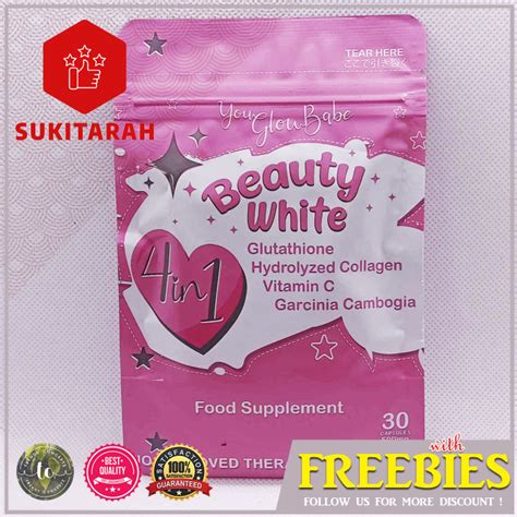 You Glow Babe Beauty White 4in1 Glutathione Collagen Vit C Garcinia Cambogia 500mg Lazada PH