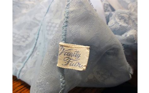 Baby Blue Vintage 1950s Vanity Fair Slip Nylon Lingerie Etsy