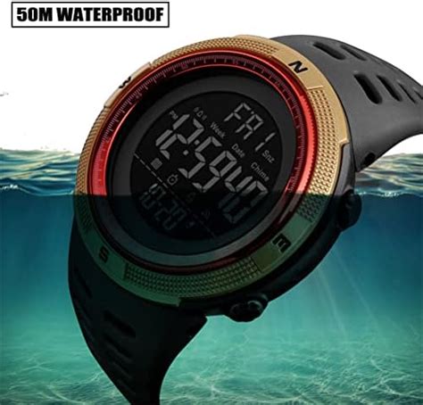 Homme Montre Sport Digital M Etanche Outdoor Multifonction