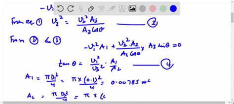 Solved Two Water Jets Collide And Form One Homogeneous Jet As Shown In