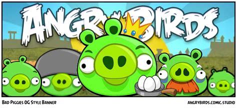 Bad Piggies Og Style Banner Comic Studio