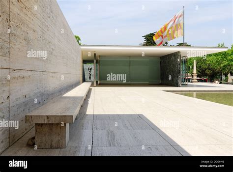 Barcelona Pavilion Reconstructed German Pavilion For The 1929 World