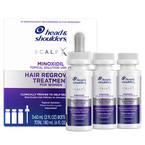 amazoncom head shoulders scalp   minoxidil  women hair