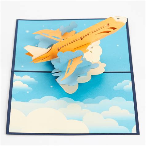 Airplane Pop Up Greeting Card Products Intricate Greetings