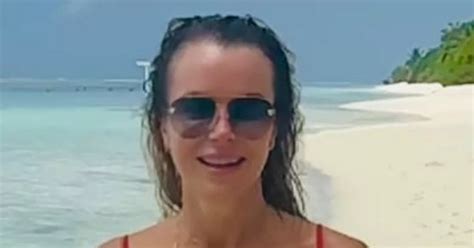 Amanda Holden Shows Off Incredible Figure As She Recreates Baywatch In Red Bikini OK Magazine
