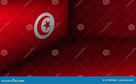 EPS10 Vector Patriotic Background with Tunisia Flag Colors. Stock Vector - Illustration of ...