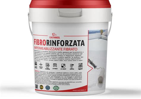 GUAINA LIQUIDA FIBRORINFORZATA IMPERMEABILIZZANTE 5KG 20KG 5KG