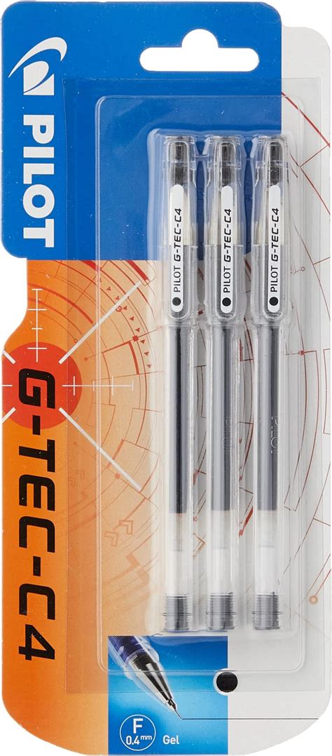 Pilot Lot De Stylos Gel Roller G Tec C Stylo Gel Roller Noir