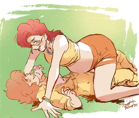 Janine X April By Sapphicbump Hentai Foundry