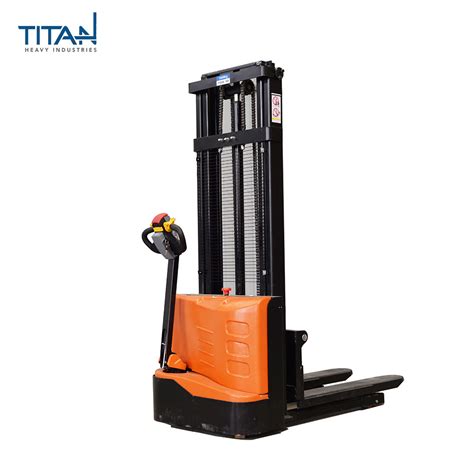 New Ton Pedestrian Type Electric Stacker Forklift Pallet Stacker