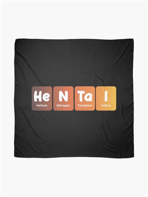Pa Uelo Hentai Qu Mica Tabla Peri Dica Ciencia De Warmlygreetings Redbubble