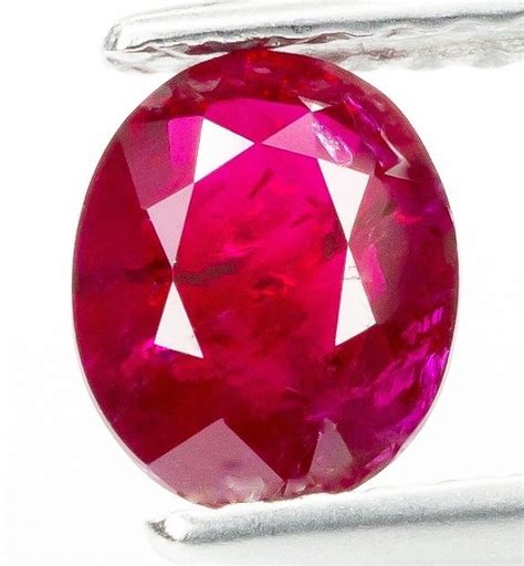 No Reserve Deep Red Mozambique Ruby Ct Catawiki