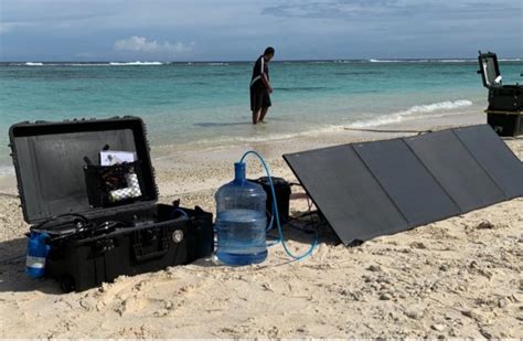 Portable desalination kit for emergency situations | Dutch Water Sector