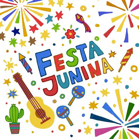Festa Junina Desenho Colorido