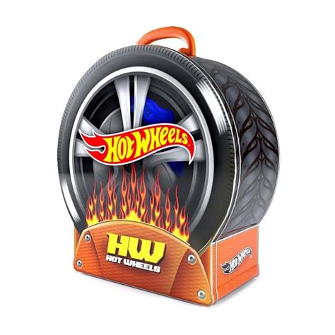 Hot Wheels Wheel Shaped Storage Car Case Carrying Handle Up To Vehicles Multicolour Buysbest