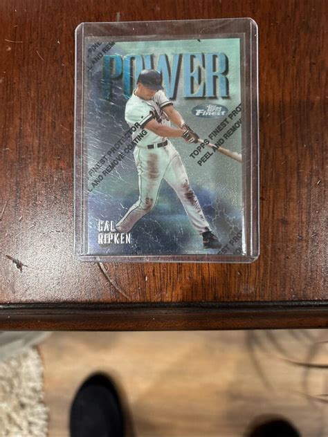 Topps Finest Uncommon Silver Cal Ripken Ebay