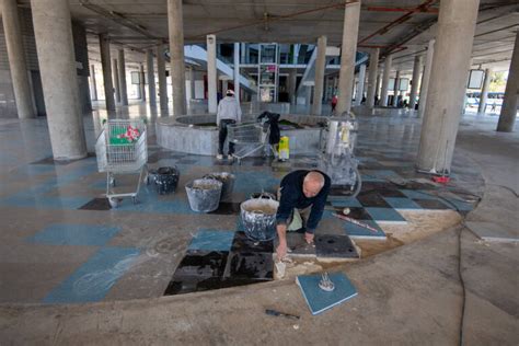 Así está la estación de Benidorm un año después de iniciar las obras de