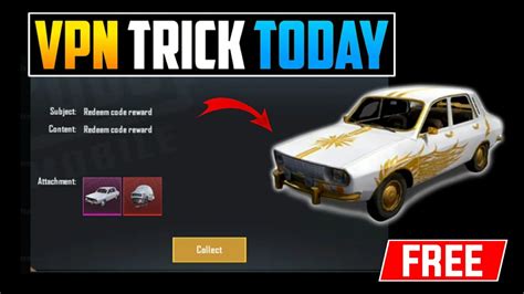 New Vpn Trick Pubg Get Free Dacia Skin Pubg New Trick Free Op