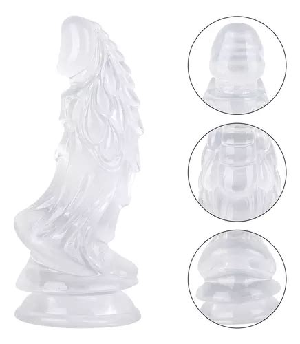 Consolador Dildo Realista Monster Con Ventosa Grande Cm Color Transparente Mercadolibre