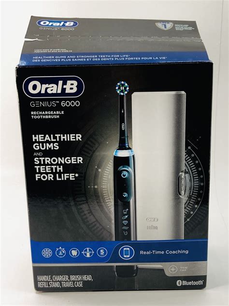 Oral-B Genius 6000 Electric Toothbrush, Black | eBay