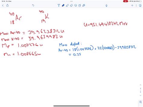 SOLVED Calculate In MeV The Total Binding Energy And The Binding