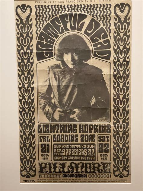 Original 1965 Grateful Dead poster that I got framed a while back. : r ...