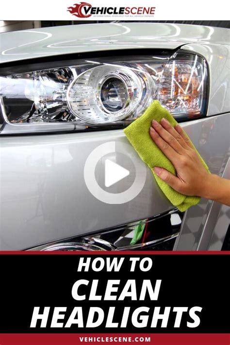 How To Clean Headlights With Commercial Cleaner Or A Diy Solution