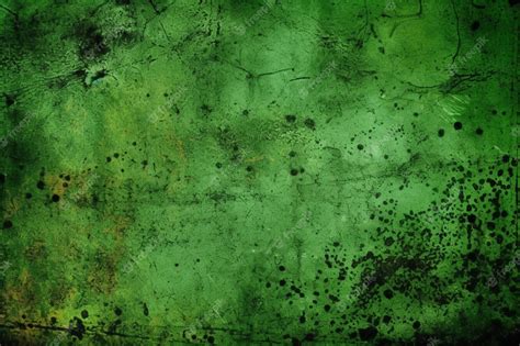 Premium Ai Image Green Grunge Texture Background Wallpaper Design 1