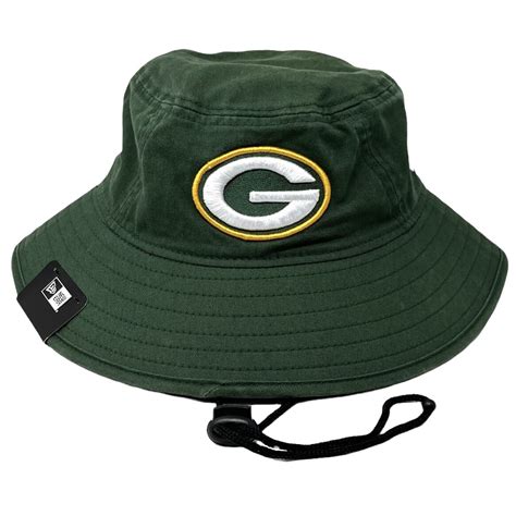 Green Bay Packers Mens New Era Bucket Hat