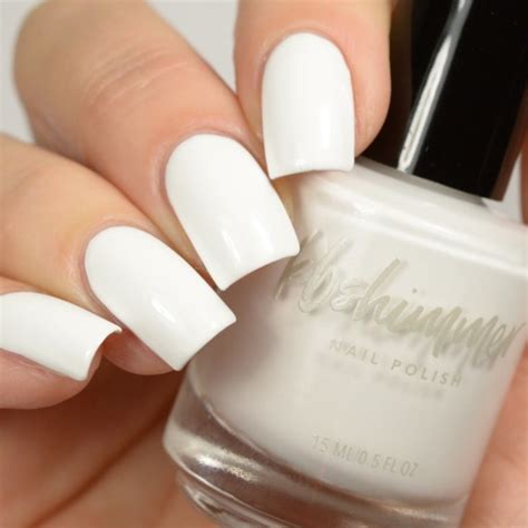 White Here White Now Nail Polish By Kbshimmer Etsy