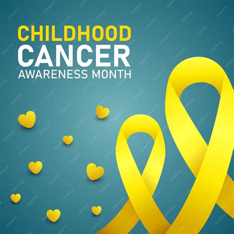 Premium Vector | Childhood cancer awareness month background