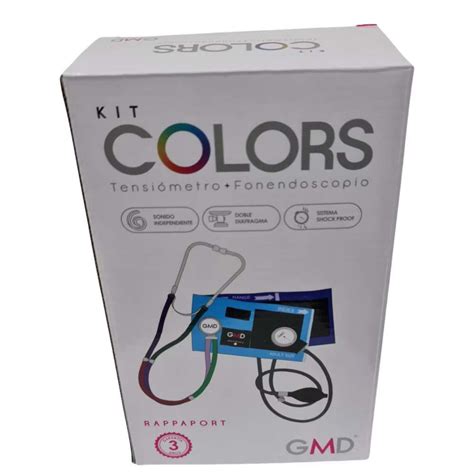 Kit de Tensiómetro y Fonendoscopio Rappaport GMD Colors De Avila Store