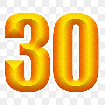 Number 30 PNG Transparent Images Free Download | Vector Files | Pngtree