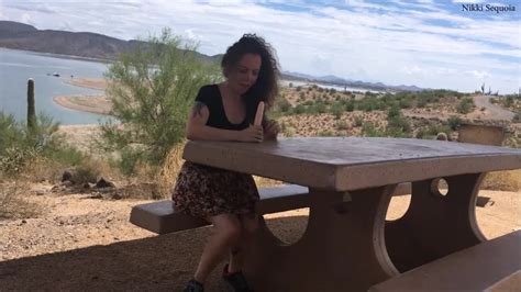 Best Cougar With Gigantic Titties Rails Dildo In Society Hotntubes