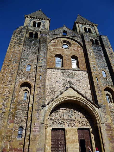 Conques Aveyron Francia Abad A Fachada Santiago Abella Flickr