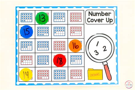 Free Printable Number Cover Up Mats