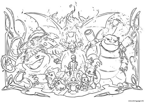 Pokemon Evolution 2019 Coloring Page Printable Coloriage Pokemon Dessin Pokemon à Imprimer