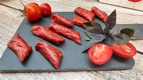 Самая вкусная и полезная ПАСТИЛА из ТОМАТОВ простой пошаговый рецепт ...