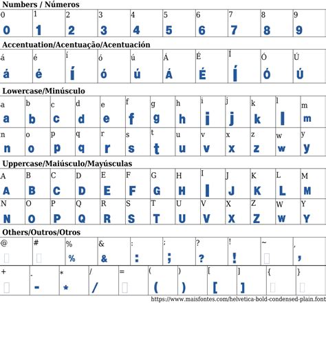 Helvetica Condensed Bold Plain Free Font Download Maisfontes