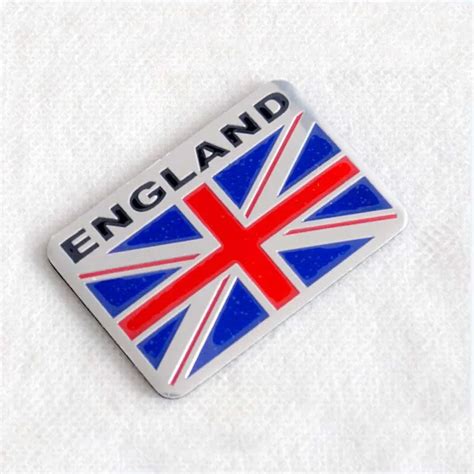 (30 pieces/lot ) Wholesale 3D Aluminum United Kingdom British Flag ...