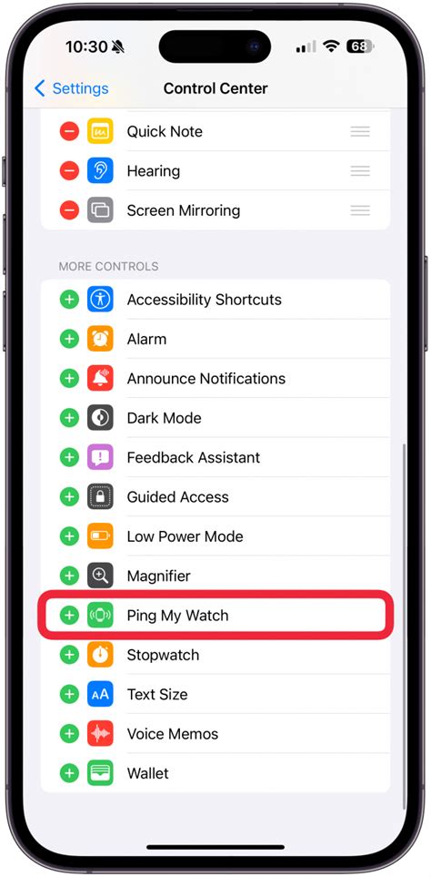how to ping phone from watch